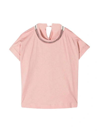 Shop Brunello Cucinelli Pink T-shirt In Rosa