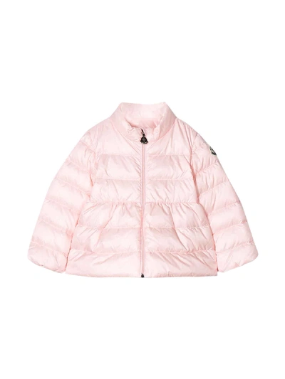 Shop Moncler Light Pink Lightweight Jacket Joelle Model In 503
