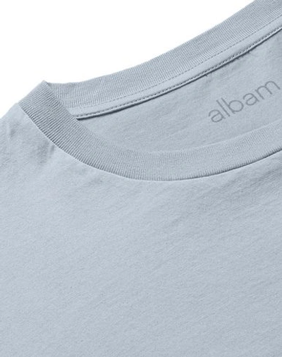 Shop Albam T-shirt In Slate Blue