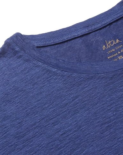 Shop Altea Man T-shirt Blue Size S Flax
