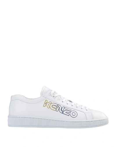 Kenzo Sneakers In White Leather | ModeSens
