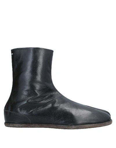 Shop Maison Margiela Man Ankle Boots Black Size 8 Soft Leather