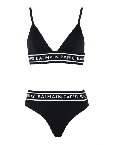 Shop Balmain Bikini In Black