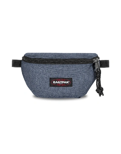 Shop Eastpak Springer Metallic Pearl Belt Bag Pastel Blue Size - Polyester