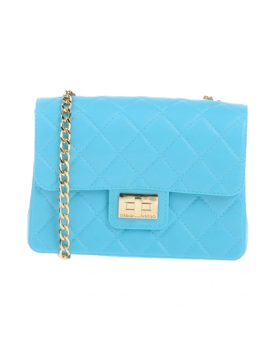 Shop Designinverso Cross-body Bags In Turquoise