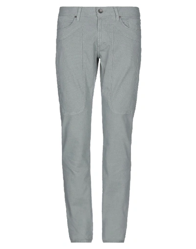 Shop Jeckerson Man Pants Grey Size 30 Cotton, Elastane