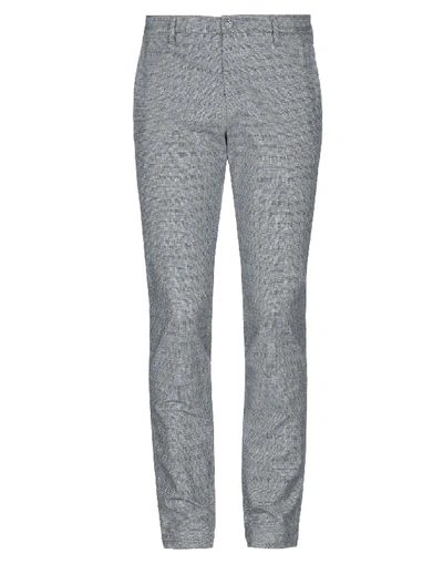 Shop Patrizia Pepe Man Pants Lead Size 32 Cotton, Elastane In Grey