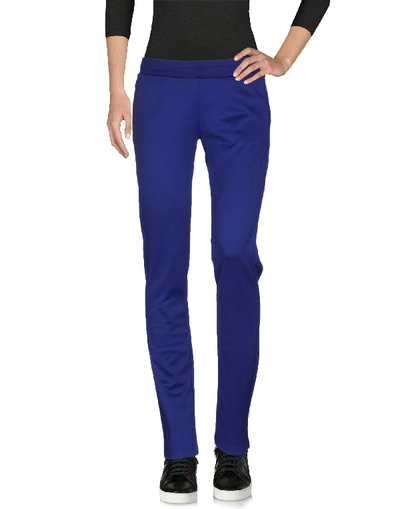 Shop Y-3 Casual Pants In Bright Blue