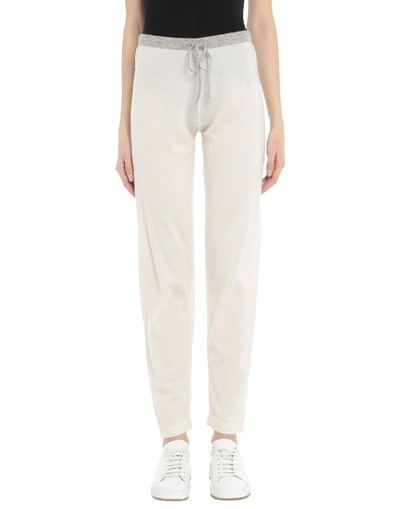 Shop Madeleine Thompson Woman Pants Ivory Size M Wool, Cashmere In White