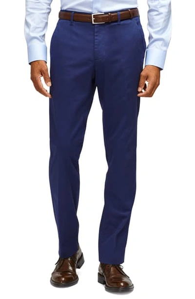 Shop Bonobos Weekday Warrior Tailored Fit Stretch Pants In Monday Blue/ Grey Yarn Dye