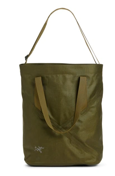 Shop Arc'teryx Granville Waterproof Tote Bag In Bushwhack