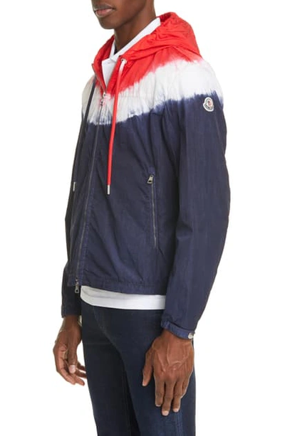 Shop Moncler Saut Hooded Jacket In Blue