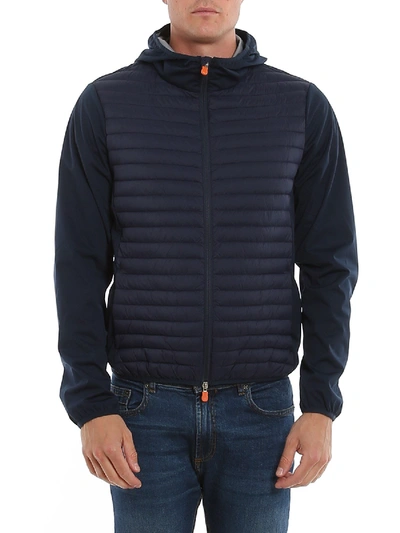 Shop Save The Duck Technical Fabric Jacket In Blue