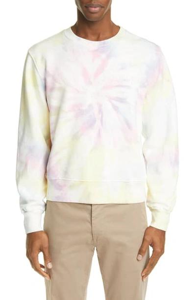 Shop Amiri Hippie Tie Dye Sweatshirt In Pastel Tie Dye