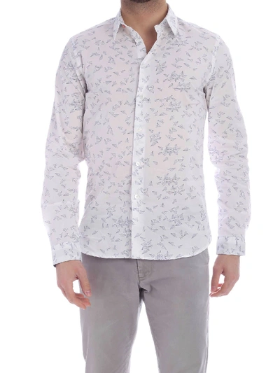 Shop Ps By Paul Smith Paper Planes Print Shirt In White