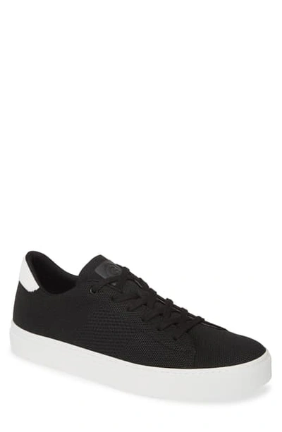 Shop Greats Royale Knit Low Top Sneaker In Black/ White