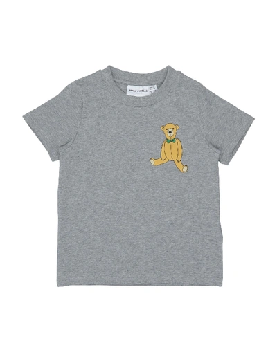 Shop Mini Rodini T-shirts In Grey
