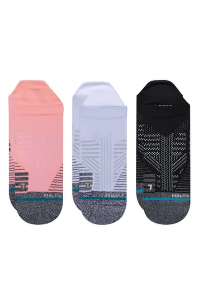 Shop Stance Athletic Tab 3-pack Socks In Pink