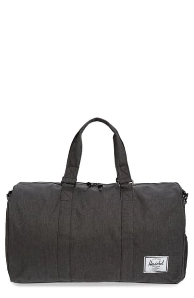 Shop Herschel Supply Co Duffle Bag In Black Crosshatch