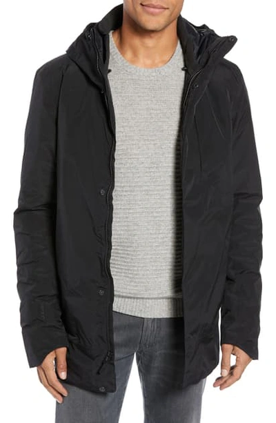 Shop Arc'teryx Magnus Gore-tex Hooded Coat In Black