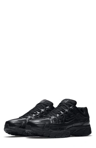 Shop Nike P-6000 Sneaker In Black/ Black