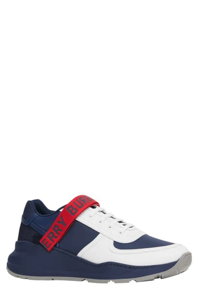 Shop Burberry Ronnie Sneaker In Navy