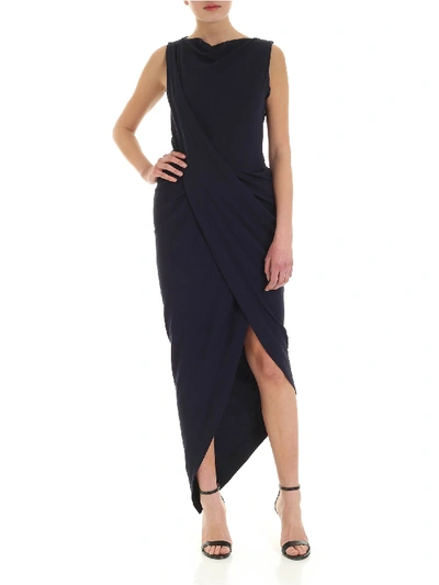 Shop Vivienne Westwood Anglomania Vian Dress In Blue