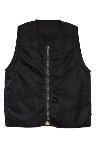 Visvim Iris Reversible Liner Vest In Black | ModeSens