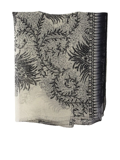 Shop Etro Paisley Print Delhy Scarf In Black