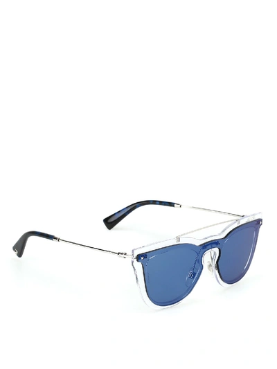 Shop Valentino Transparent Nylon Sunglasses
