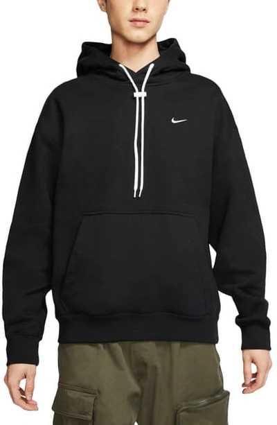 Shop Nike Hooded Sweatshirt In Black