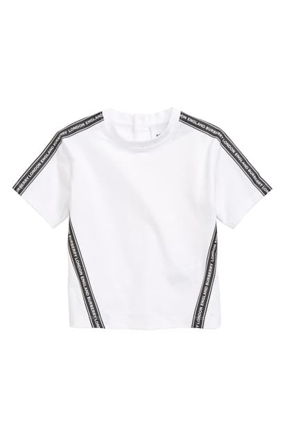 Burberry Kids Logo Tape T-shirt (3-12 Years) In White | ModeSens