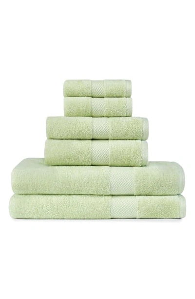 Shop Tommy Bahama Cypress Bay 6-piece Towel Set In Kiwi