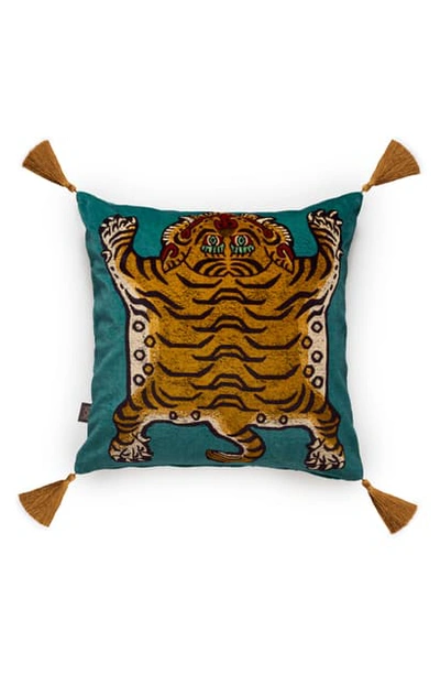 Shop House Of Hackney Saber Accent Pillow In Teal