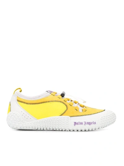 Shop Palm Angels Model 0 Sneakers In Yellow