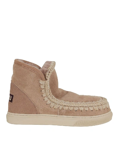 Shop Mou Eskimo Sneakers In Camel Color