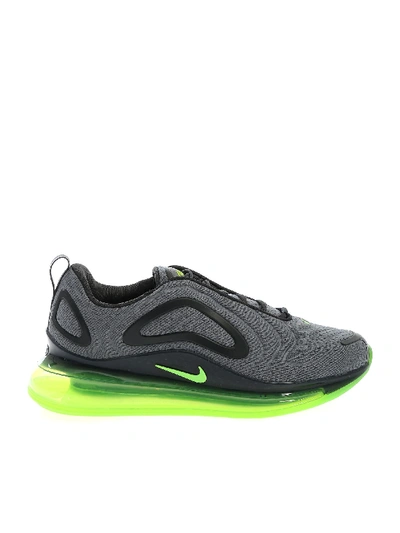 Shop Nike Air Max 720 Sneakers In Neon Green In Grey