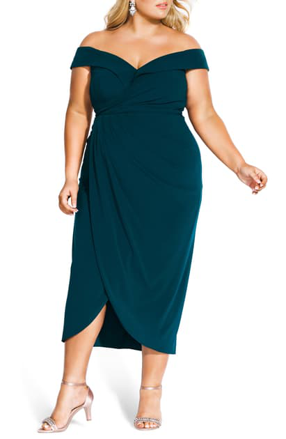 city chic rippled love dress