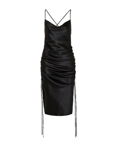 Galvan Midi Dresses In Black
