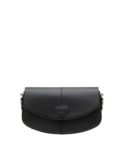Shop Tod's C Bag Mini Leather In Black