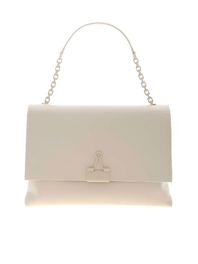 Shop Off-white Soft Large Shoulder Bag In Ivory Color In White