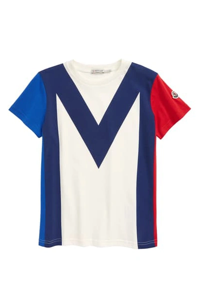 Shop Moncler Short Sleeve Jersey T-shirt In White