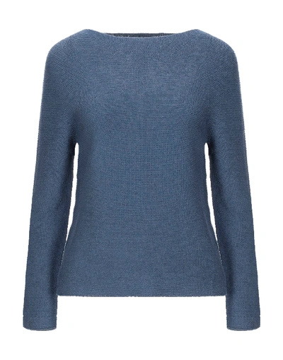 Shop Gran Sasso Sweater In Slate Blue