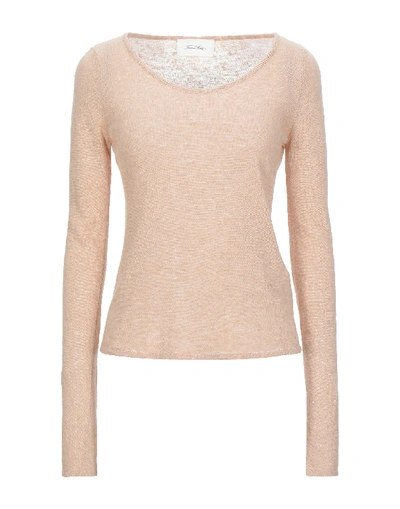 Shop American Vintage Woman Sweater Beige Size S Viscose, Linen