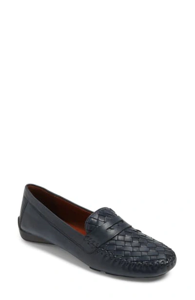 Robert Zur 'petra' Driving Shoe In Navy