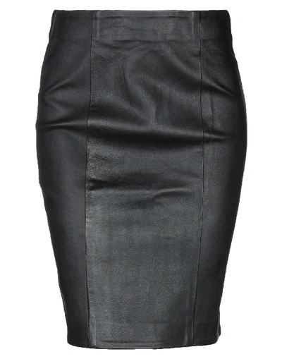 Shop Osklen Knee Length Skirt In Black