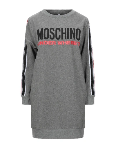 Shop Moschino Nightgown In Grey