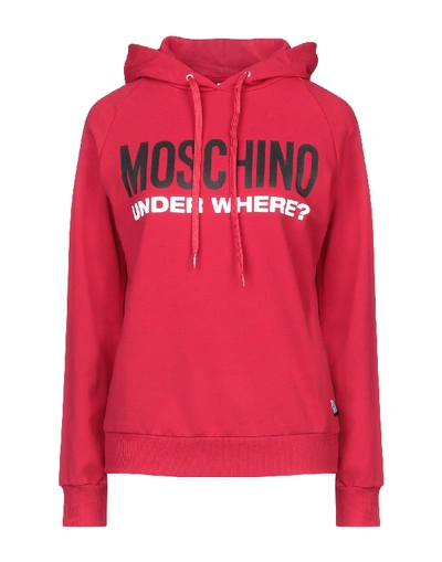 Shop Moschino Sleepwear In Red