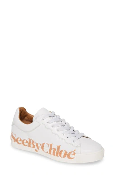 Shop See By Chloé Essie Logo Low Top Sneaker In White