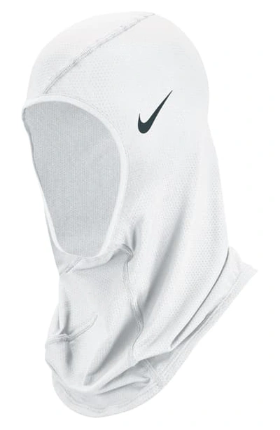 Shop Nike Pro Hijab In White/ Black